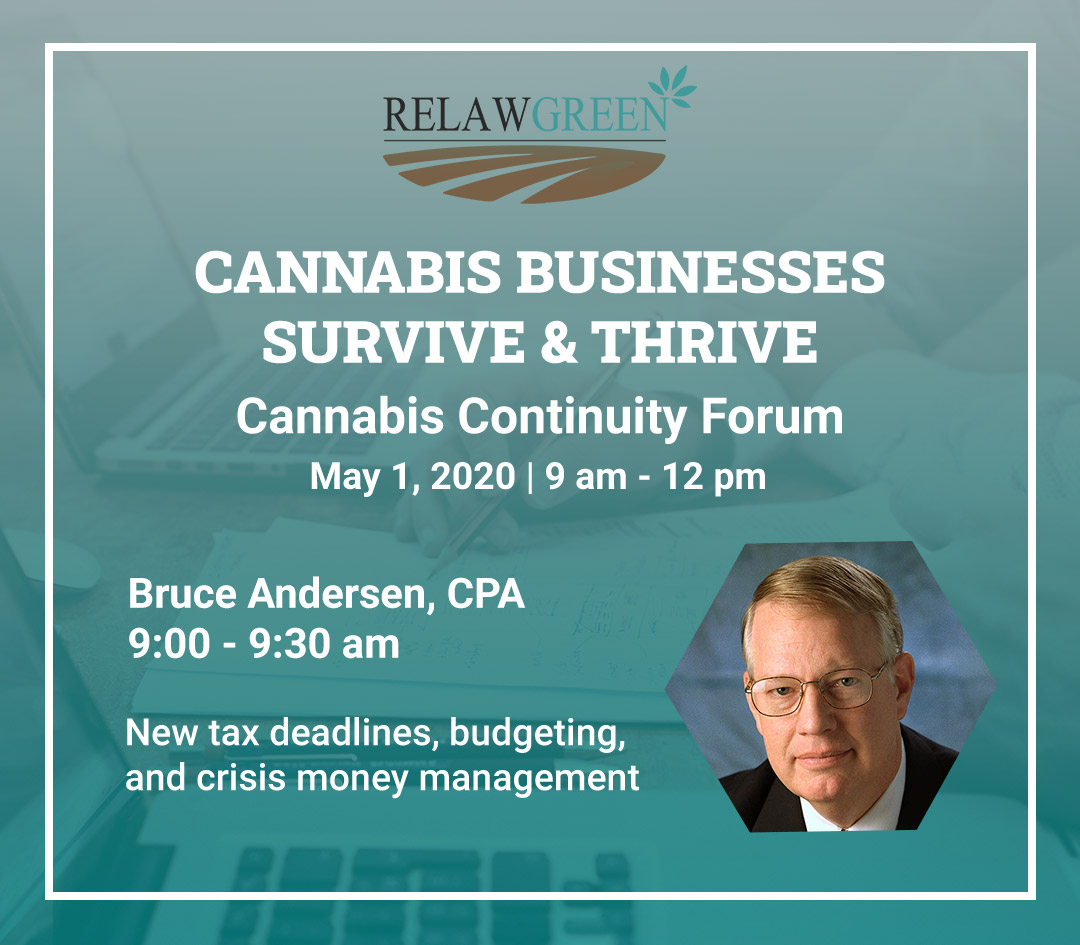 CANNABIS BUSINESSES SURVIVE & THRIVE COVID-19 promo graphic