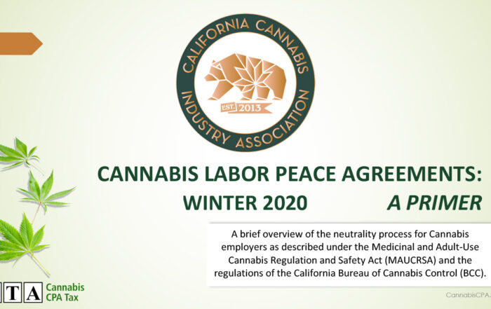Cannabis Labor Peace Agreement: A Primer featured image