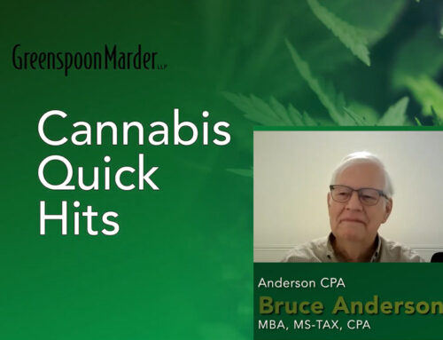 Nick Richards of Greenspoon Marder – Cannabis Quick Hits: Accounting in the Cannabis Space – Speaking Engagement