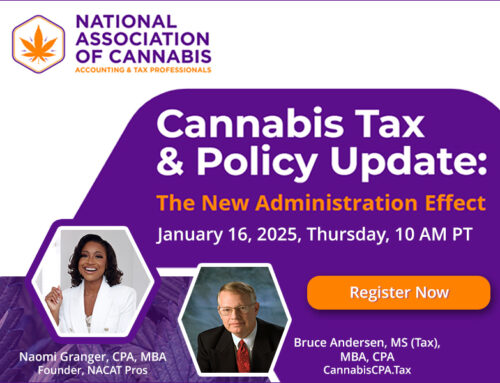 Webinar: Cannabis Tax & Policy Update: The New Administration Effect