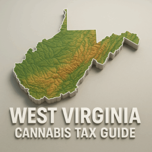 You said: please render a 800x600, 3d topo map of West Virginia - Only the state of West Virginia and no other states - with the words "West Virginia Cannabis Tax Guide" in the foreground. Thank you! ChatGPT said: Image created Share Here's the 800×600 3D topographic map of West Virginia with your title “West Virginia Cannabis Tax Guide” prominently displayed. Let me know if you’d like any tweaks! You said: alt text pls ChatGPT said: A 3D-rendered topographic outline of the state of West Virginia, shown in green-to-brown elevation shading, with detailed ridges and valleys. The state’s border is highlighted by a white beveled edge. Below the map, in large, bold white letters, is the title “WEST VIRGINIA” with “CANNABIS TAX GUIDE” in slightly smaller white text beneath it, all set against a light gray background.